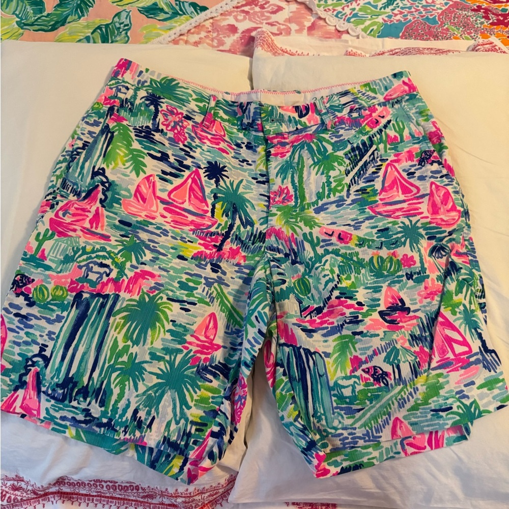 Lilly Pulitzer Pink and Green shorts